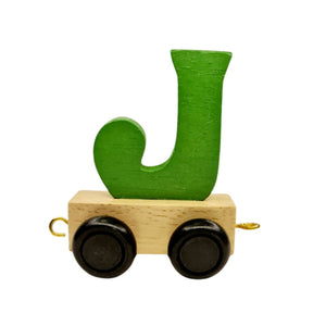 Colour Wooden Train and Track, Personalised Gift
