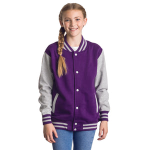 AWDis Kids Varsity Jacket - Personalise It