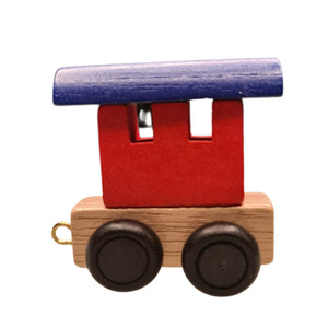 Colour Wooden Train and Track, Personalised Gift