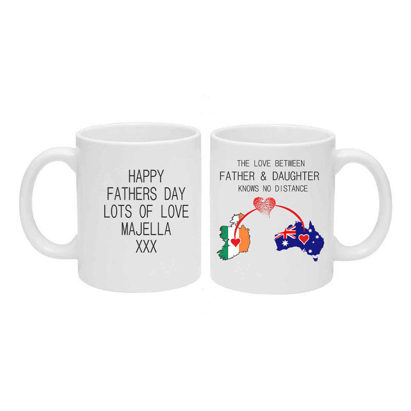 Love knows no distance, Fathers Day Mug