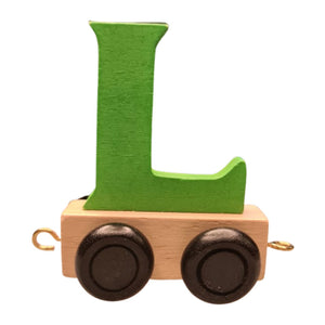 Colour Wooden Train and Track, Personalised Gift