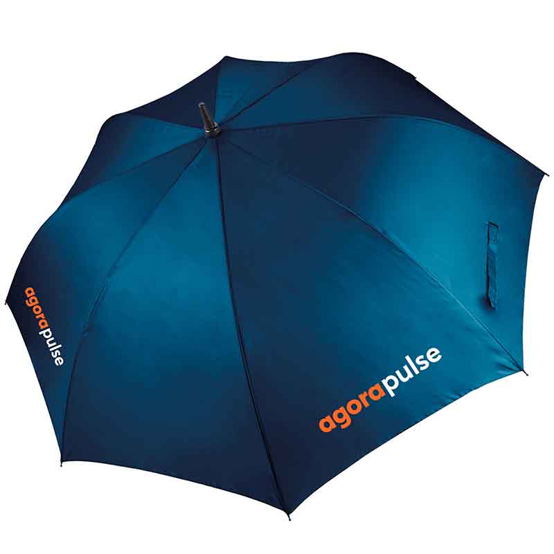 AgoraPulse Large Golf Umbrella Re Branded