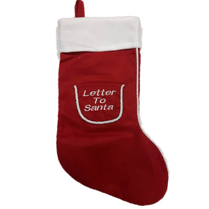 Letter to Santa Christmas Stocking - Personalise It