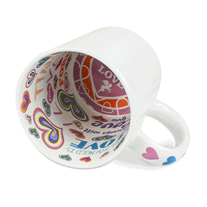 Love Design Mug, Personalised Gift