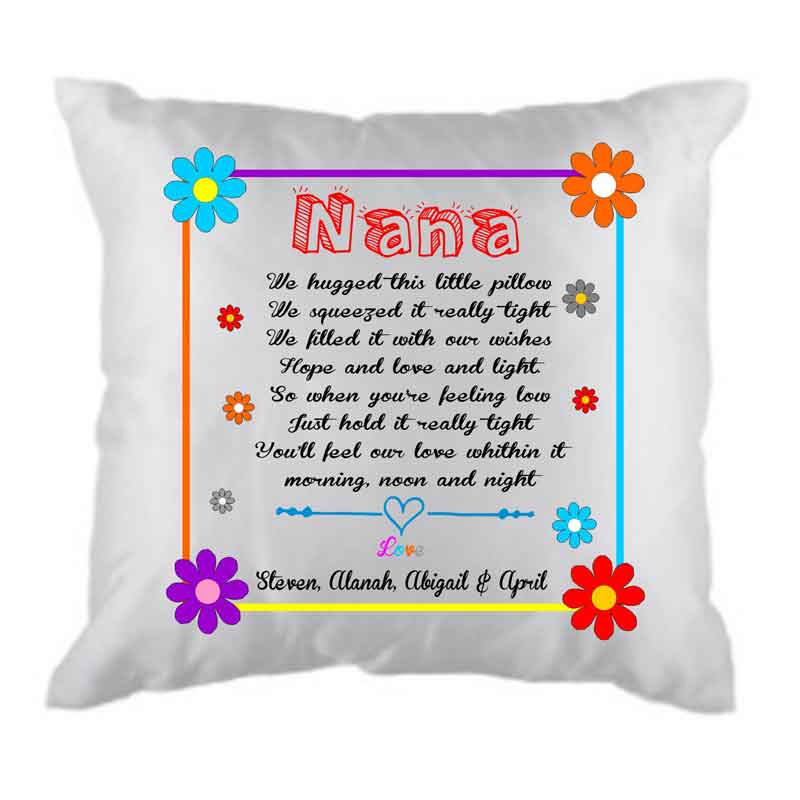 Nana Cushion, Personalised Gift