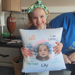 Positive Affirmation Cushion, Personalised Gift