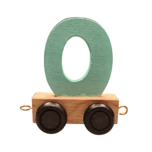 Colour Wooden Train and Track, Personalised Gift