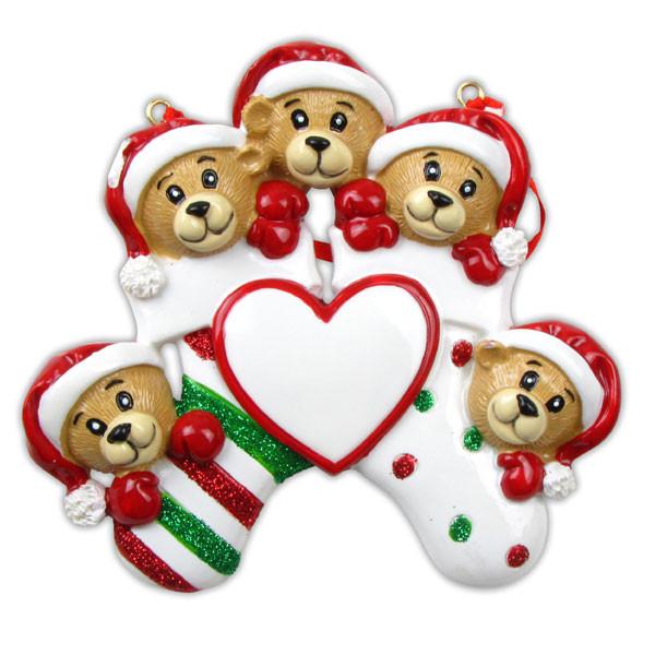 Clinging Bear (5) Christmas Decoration, Personalised Gift