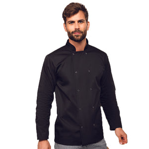 Studded Front Long Sleeve Chef Jacket, Personalise Gift