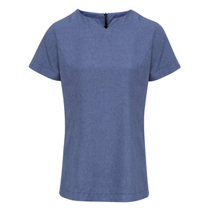 Viola Linen Look cut neck beauty tunic, Personalised Gift