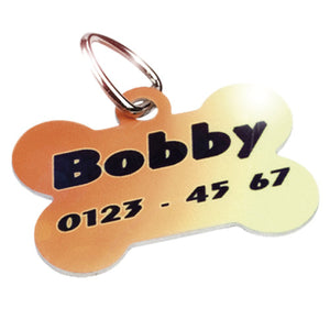 Printed Aluminium Dog Tag, Personalised Gift