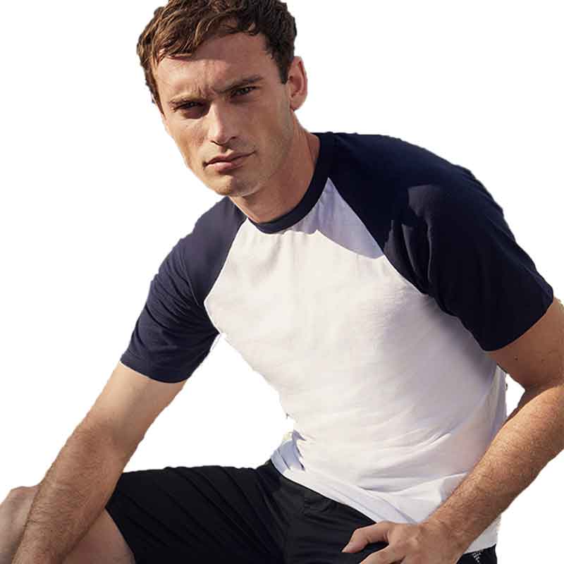 Mens short hot sale sleeve baseball tee