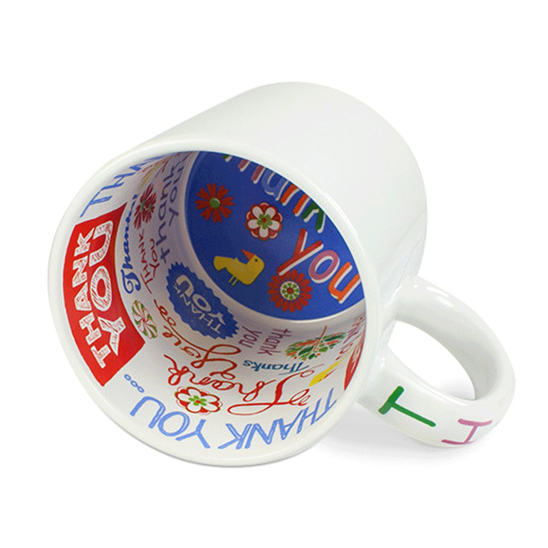 Thank you Design Mug, Personalised Gift