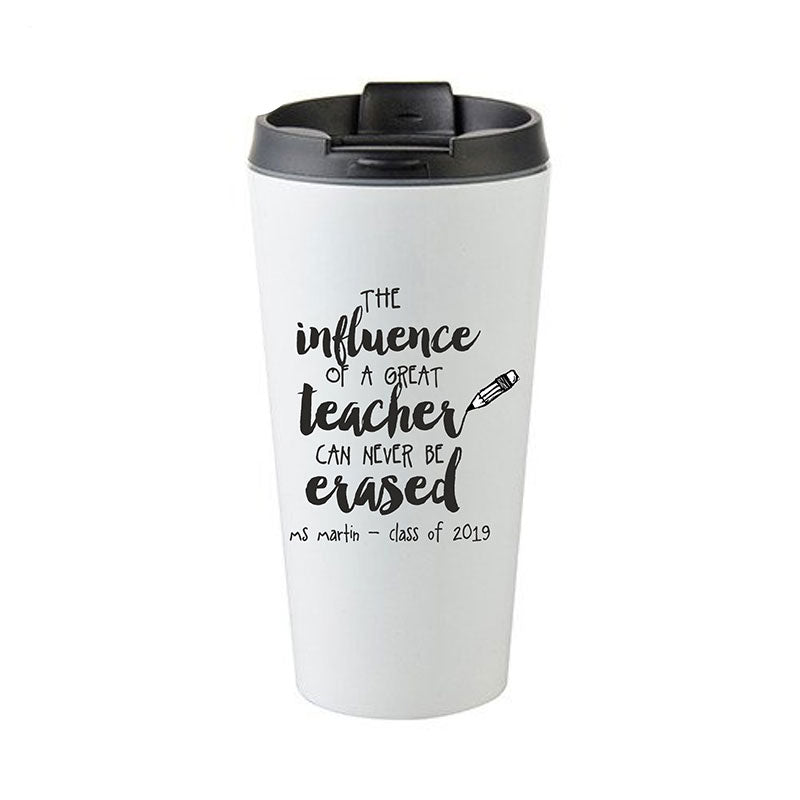 The Influence of a Great Teacher Travel Tumbler Personalised Gift