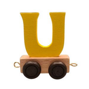 Colour Wooden Train and Track, Personalised Gift