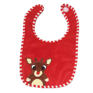 Cute Soft Christmas Bib, Personalised Gift