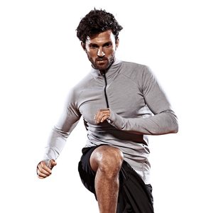 Walkaholics Cool Flex long half-zip top