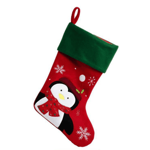 Deluxe Plush Green Top Christmas Stockings, Personalised Gift