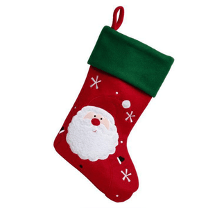 Deluxe Plush Green Top Christmas Stockings, Personalised Gift