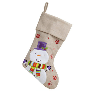 Hession Christmas Stockings, Personalised Gift