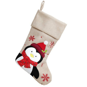 Hession Christmas Stockings, Personalised Gift
