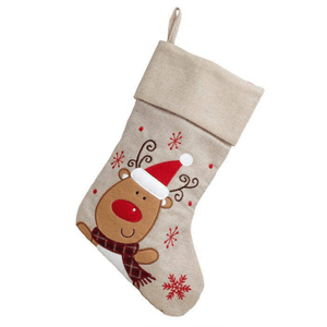 Hession Christmas Stockings, Personalised Gift