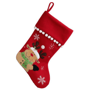 Deluxe PomPom Christmas Stockings, Personalised Gift