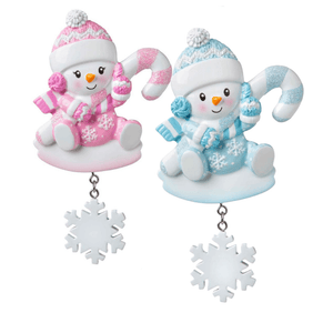 Snowbaby decoration, Personalised Gift