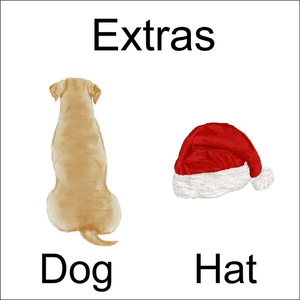 Christmas Family Decoration, Personalised Gift