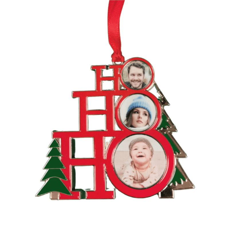 Metal Christmas Tree, Ho Ho Ho decoration, Personalised Gift.