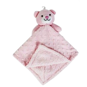 Comfort Blanket With Fluffy Back, Personalised Gift
