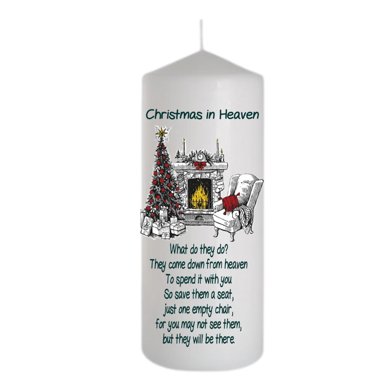 Armchair Memorial Candle, Personalised Gift