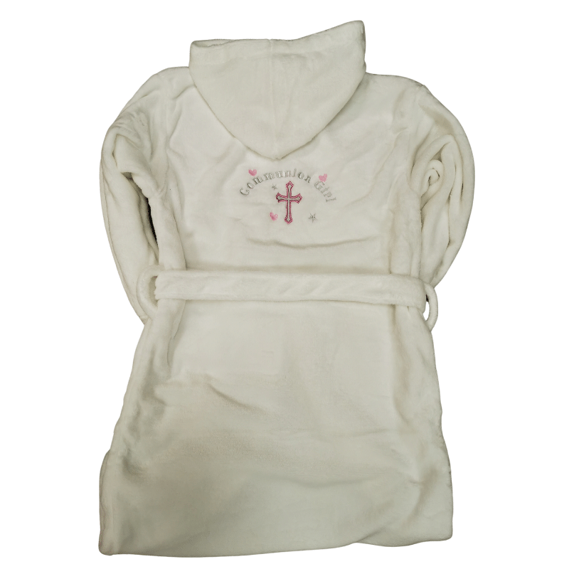 Fluffy Communion Bathrobe, Personalised Gift