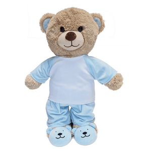 Bear In Slippers & Pyjama’s, Personalised Gift