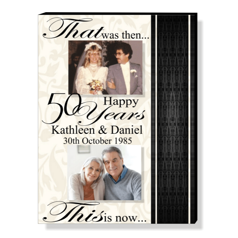 Anniversary Wall Mount Panel Personalised Gift