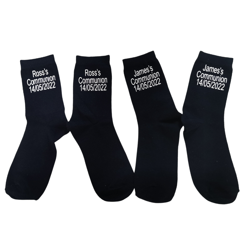 Communion Socks, Personalised Gift