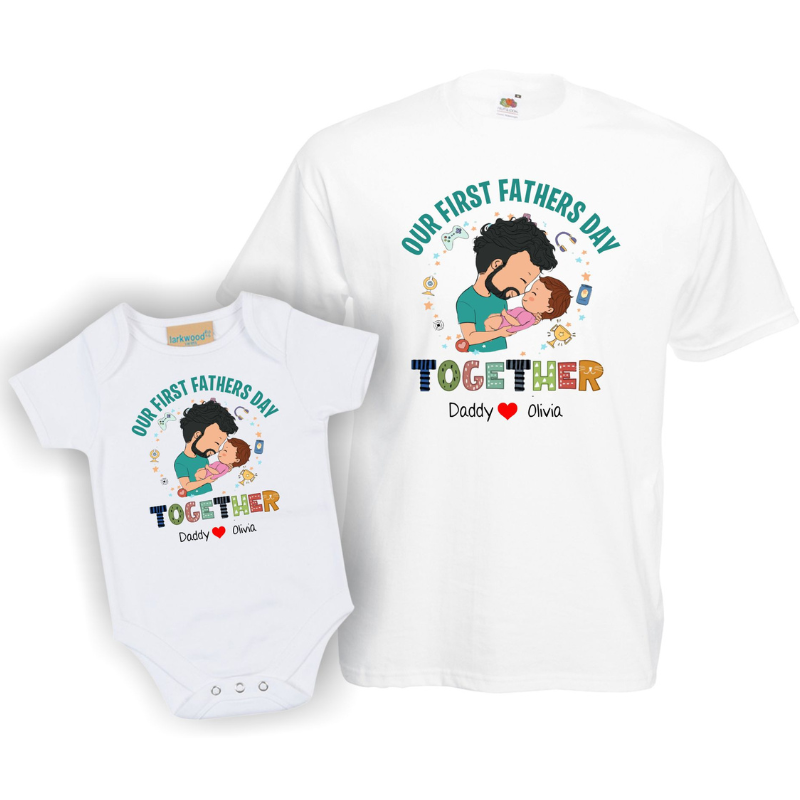 First fathers 2025 day baby vest