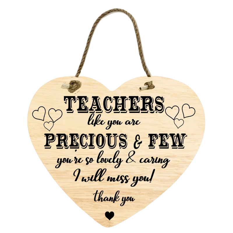 Precious Teacher hanging Plaque, Personalised Gift