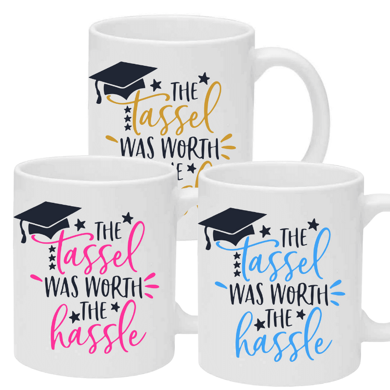Tassel Graduation Mug, Personalised Gift