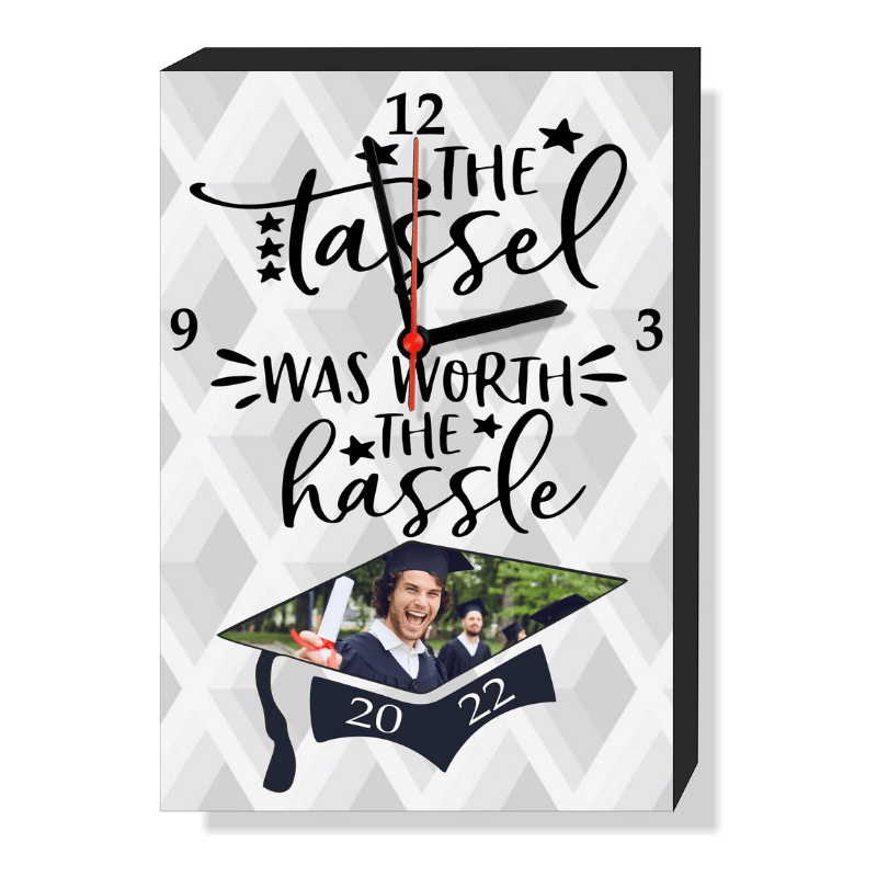 Graduation Clock, Personalised Gift