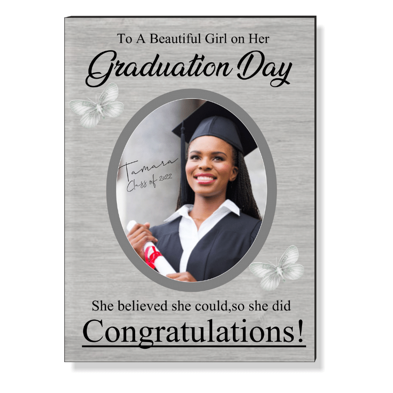 Graduation Photo Easel Graduation Photo Panel With Easel, Personalised Gift - Personalise It