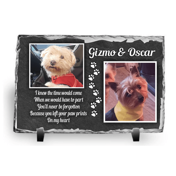 Pet Memory Slate, Personalised Gift - Personalise It