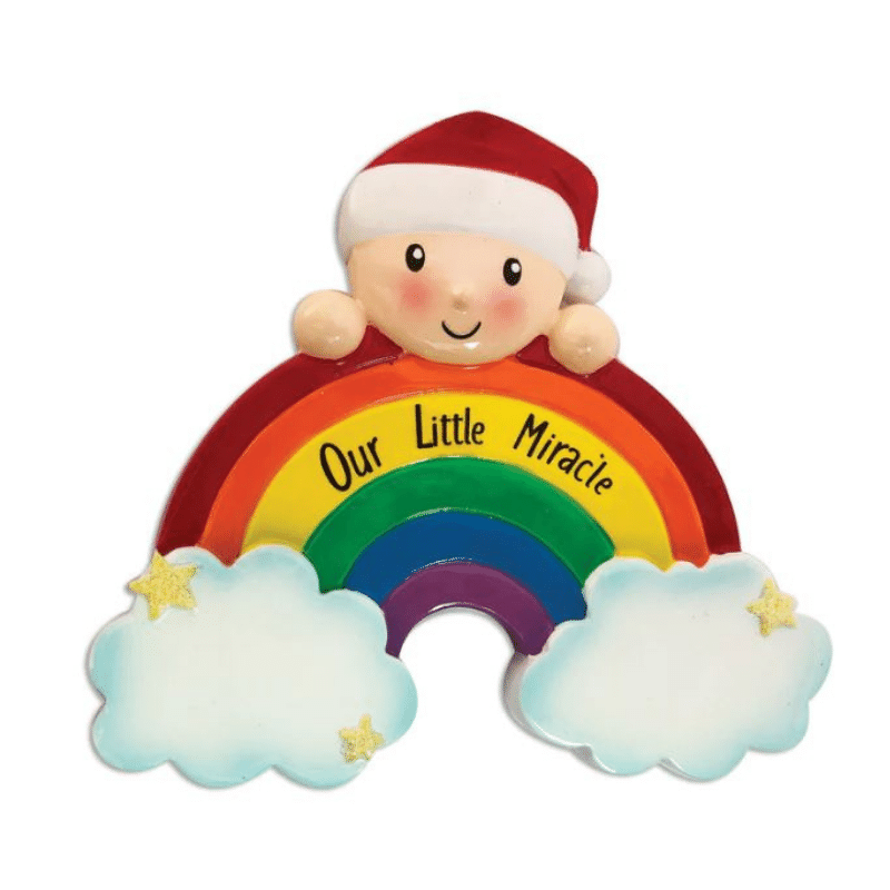 Rainbow baby Decoration, Personalised Gift