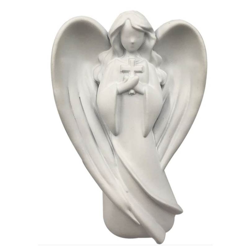 Modern Angel Ceramic Decoration, Personalised Gift