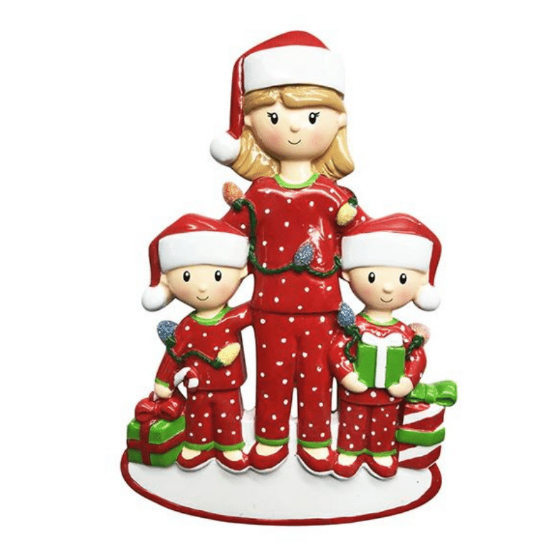 Single Mom With Two Children, Personalised Gift