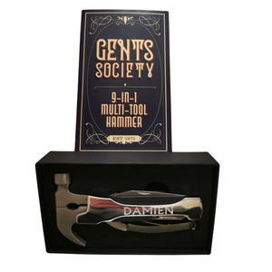 Gents Society Multi Tool Set Hammer, Personalised Gift