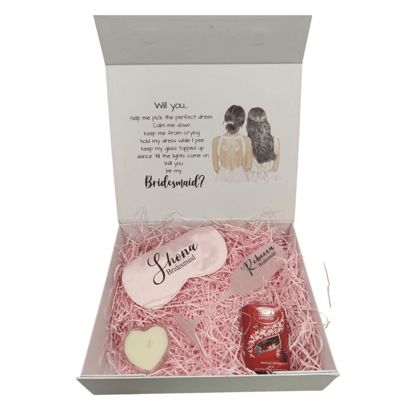 Personalised Bridesmaid box, Personalised Gift