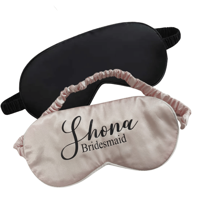 Satin Eye Mask, Personalised Gift.