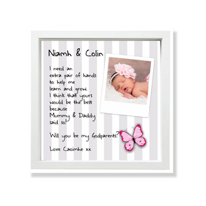 Godparent Frame, Personalised Gift