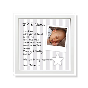 Godparent Frame, Personalised Gift